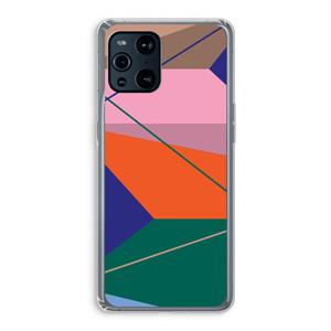 CaseCompany Gestalte 1: Oppo Find X3 Pro Transparant Hoesje