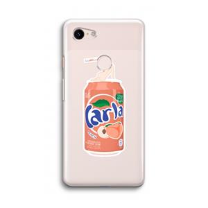 CaseCompany S(peach)less: Google Pixel 3 Transparant Hoesje