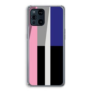 CaseCompany Gestalte 4: Oppo Find X3 Pro Transparant Hoesje