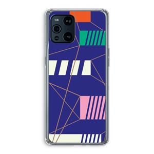 CaseCompany Gestalte 5: Oppo Find X3 Pro Transparant Hoesje