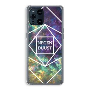 CaseCompany Negenduust ruimte: Oppo Find X3 Pro Transparant Hoesje