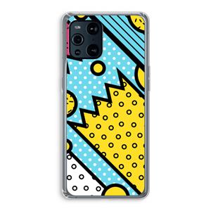 CaseCompany Pop Art #1: Oppo Find X3 Pro Transparant Hoesje
