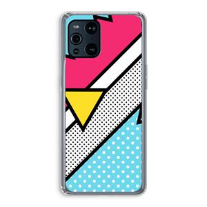 CaseCompany Pop Art #3: Oppo Find X3 Pro Transparant Hoesje