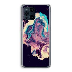 CaseCompany Cosmic Silence: Oppo Find X3 Pro Transparant Hoesje