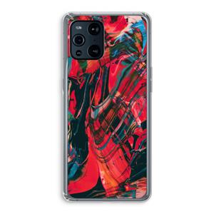 CaseCompany Endless Descent: Oppo Find X3 Pro Transparant Hoesje