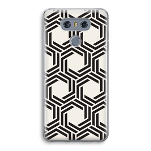 CaseCompany Geometrisch patroon: LG G6 Transparant Hoesje