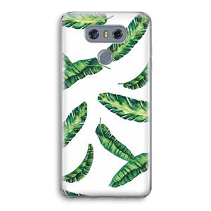 CaseCompany Lange bladeren: LG G6 Transparant Hoesje