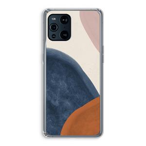 CaseCompany Geo #1: Oppo Find X3 Pro Transparant Hoesje