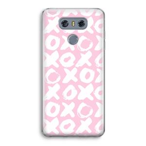 CaseCompany XOXO: LG G6 Transparant Hoesje