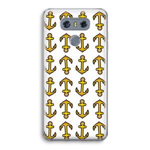 CaseCompany Musketon Anchor: LG G6 Transparant Hoesje