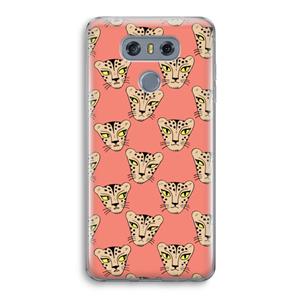 CaseCompany Tijger: LG G6 Transparant Hoesje