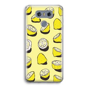 CaseCompany When Life Gives You Lemons...: LG G6 Transparant Hoesje