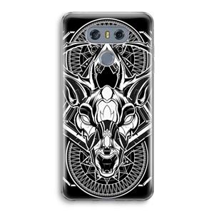 CaseCompany Oh Deer: LG G6 Transparant Hoesje