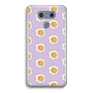 CaseCompany Bacon to my eggs #1: LG G6 Transparant Hoesje