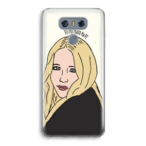 CaseCompany Mary Kate: LG G6 Transparant Hoesje