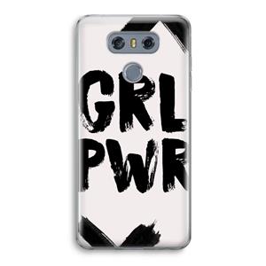 CaseCompany Girl Power #2: LG G6 Transparant Hoesje