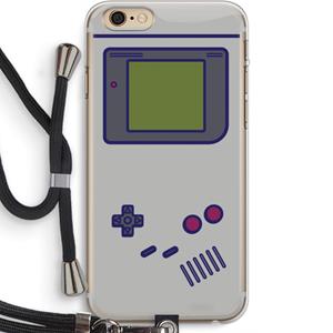CaseCompany Game On: iPhone 6 PLUS / 6S PLUS Transparant Hoesje met koord