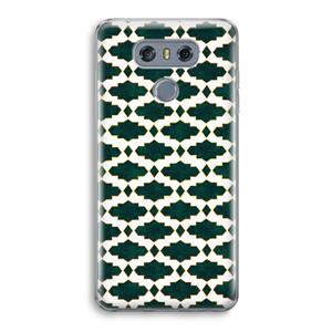 CaseCompany Moroccan tiles: LG G6 Transparant Hoesje