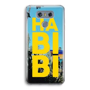 CaseCompany Habibi Majorelle : LG G6 Transparant Hoesje