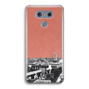 CaseCompany Marrakech Skyline : LG G6 Transparant Hoesje
