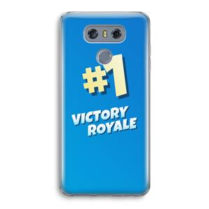 CaseCompany Victory Royale: LG G6 Transparant Hoesje