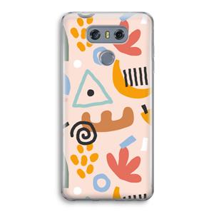 CaseCompany Abstract: LG G6 Transparant Hoesje