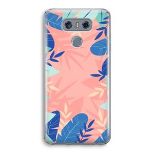 CaseCompany Tropisch: LG G6 Transparant Hoesje