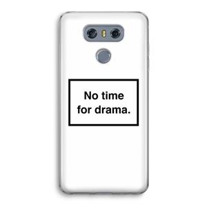 CaseCompany No drama: LG G6 Transparant Hoesje