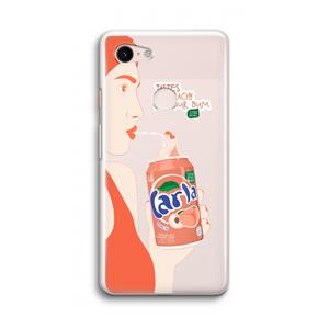 CaseCompany Peach please!: Google Pixel 3 Transparant Hoesje