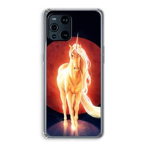 CaseCompany Last Unicorn: Oppo Find X3 Transparant Hoesje