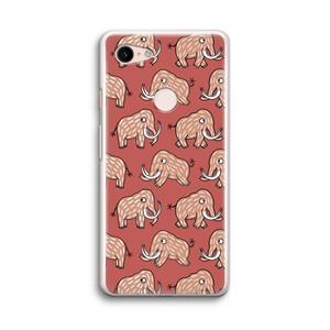 CaseCompany Mammoet: Google Pixel 3 Transparant Hoesje