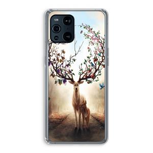 CaseCompany Seasons Change: Oppo Find X3 Transparant Hoesje