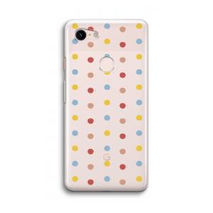 CaseCompany Bollen: Google Pixel 3 Transparant Hoesje