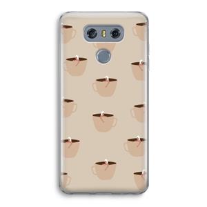 CaseCompany Morning coffee: LG G6 Transparant Hoesje