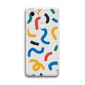 CaseCompany Illustratieve pop 2: Google Pixel 3 Transparant Hoesje