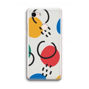 CaseCompany Illustratieve pop 3: Google Pixel 3 Transparant Hoesje