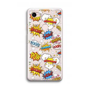 CaseCompany Pow Smack: Google Pixel 3 Transparant Hoesje