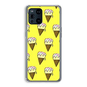 CaseCompany Isjes: Oppo Find X3 Transparant Hoesje