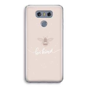 CaseCompany Be(e) kind: LG G6 Transparant Hoesje