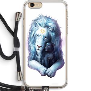 CaseCompany Child Of Light: iPhone 6 PLUS / 6S PLUS Transparant Hoesje met koord