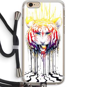 CaseCompany Fading: iPhone 6 PLUS / 6S PLUS Transparant Hoesje met koord