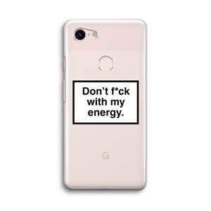 CaseCompany My energy: Google Pixel 3 Transparant Hoesje