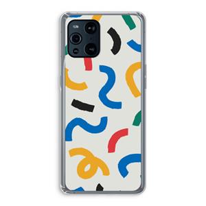 CaseCompany Illustratieve pop 2: Oppo Find X3 Pro Transparant Hoesje