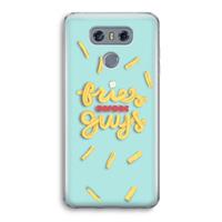 CaseCompany Always fries: LG G6 Transparant Hoesje