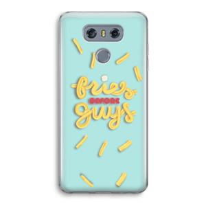 CaseCompany Always fries: LG G6 Transparant Hoesje