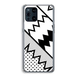 CaseCompany Pop Art #5: Oppo Find X3 Transparant Hoesje
