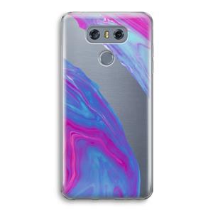 CaseCompany Zweverige regenboog: LG G6 Transparant Hoesje