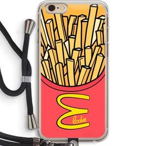 CaseCompany McElodie: iPhone 6 PLUS / 6S PLUS Transparant Hoesje met koord