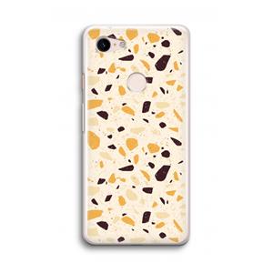 CaseCompany Terrazzo N°13: Google Pixel 3 Transparant Hoesje