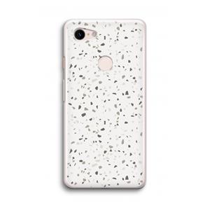 CaseCompany Terrazzo N°14: Google Pixel 3 Transparant Hoesje